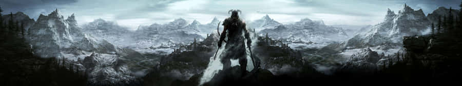 Kristallklar4K-kvalitet - 5760 x 1080