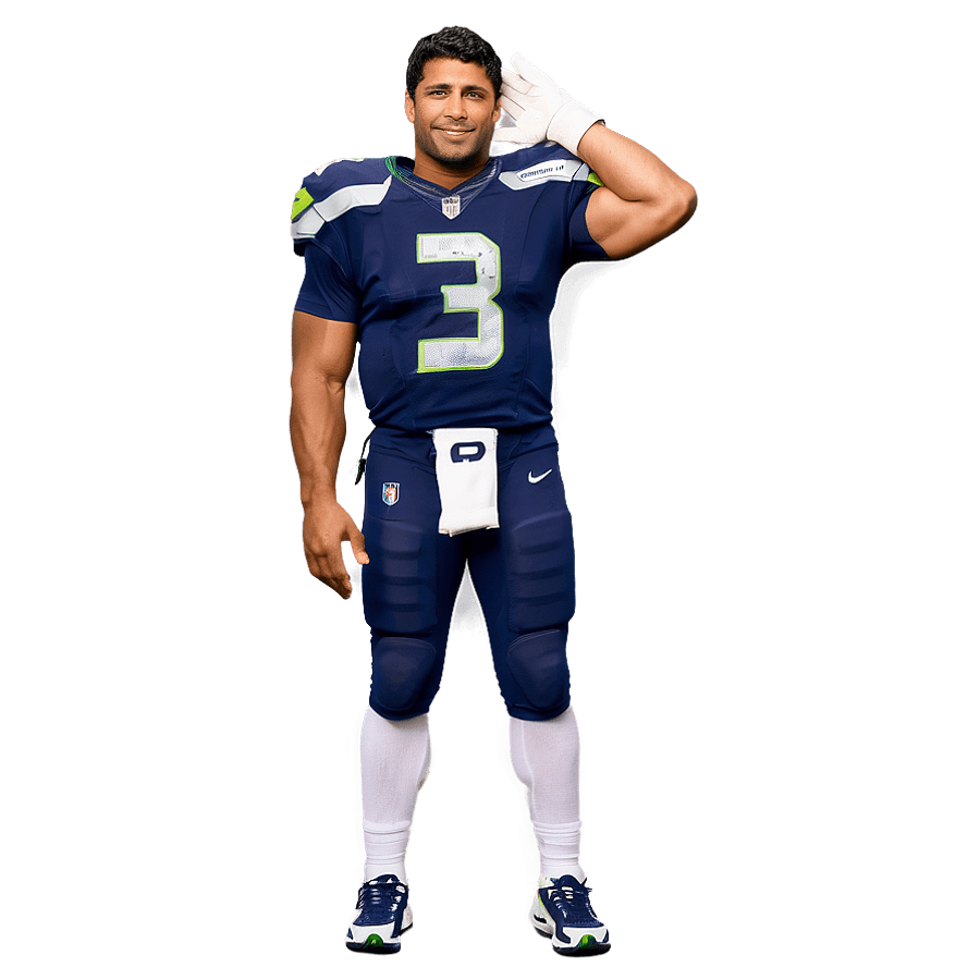 Russell Wilson Leadership Pose PNG 06202024