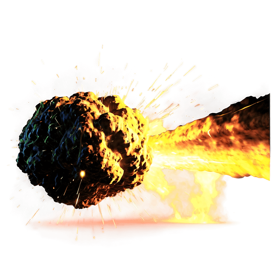 Radioactive Blast Impact PNG 45