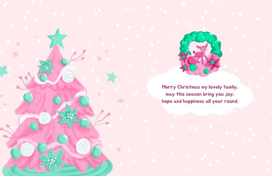 pink christmas Background