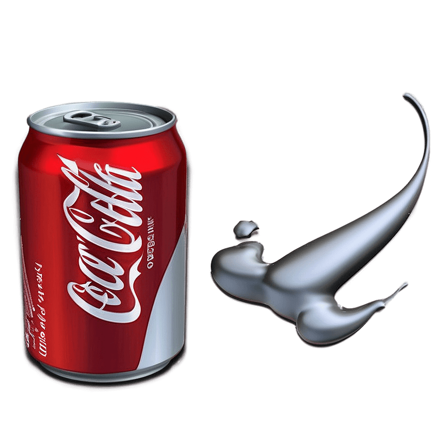 3D Coke Can PNG 46