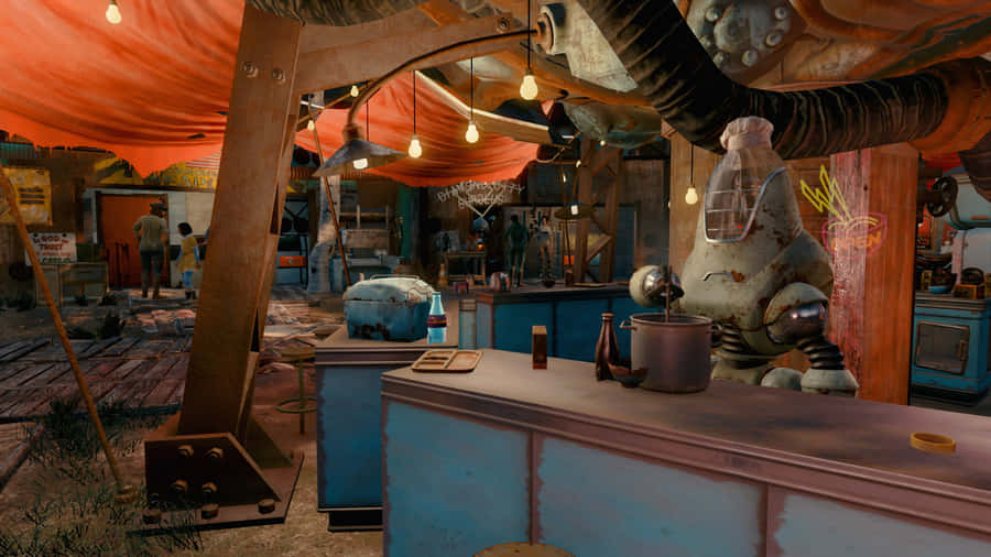 Papelde parede Diamond City 1920 x 1080