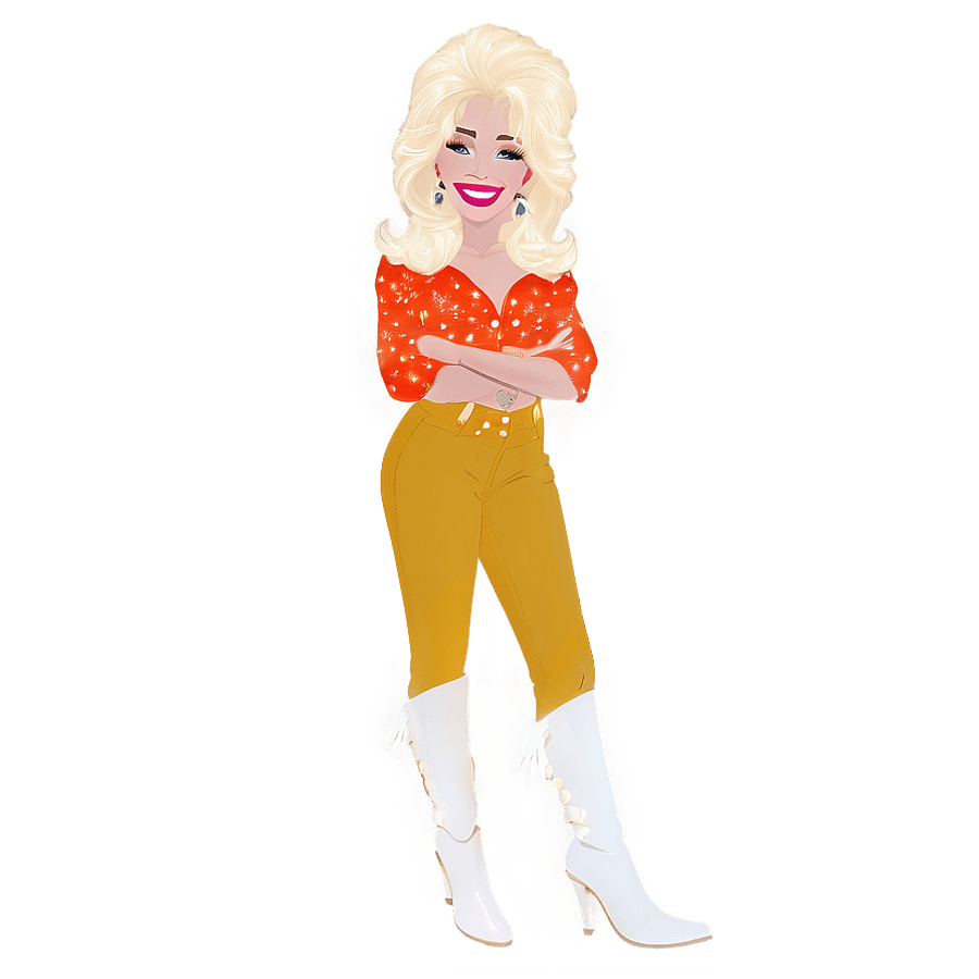 Dolly Parton Country Legend PNG 13