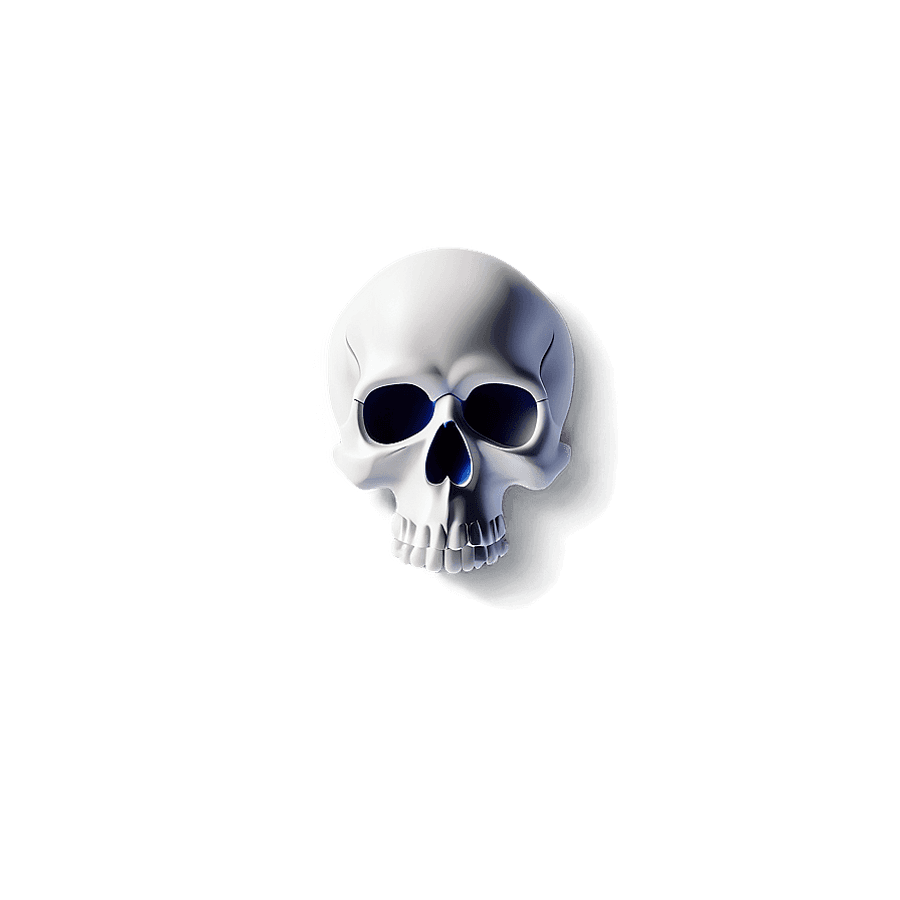 Simple Skull Artwork PNG htj