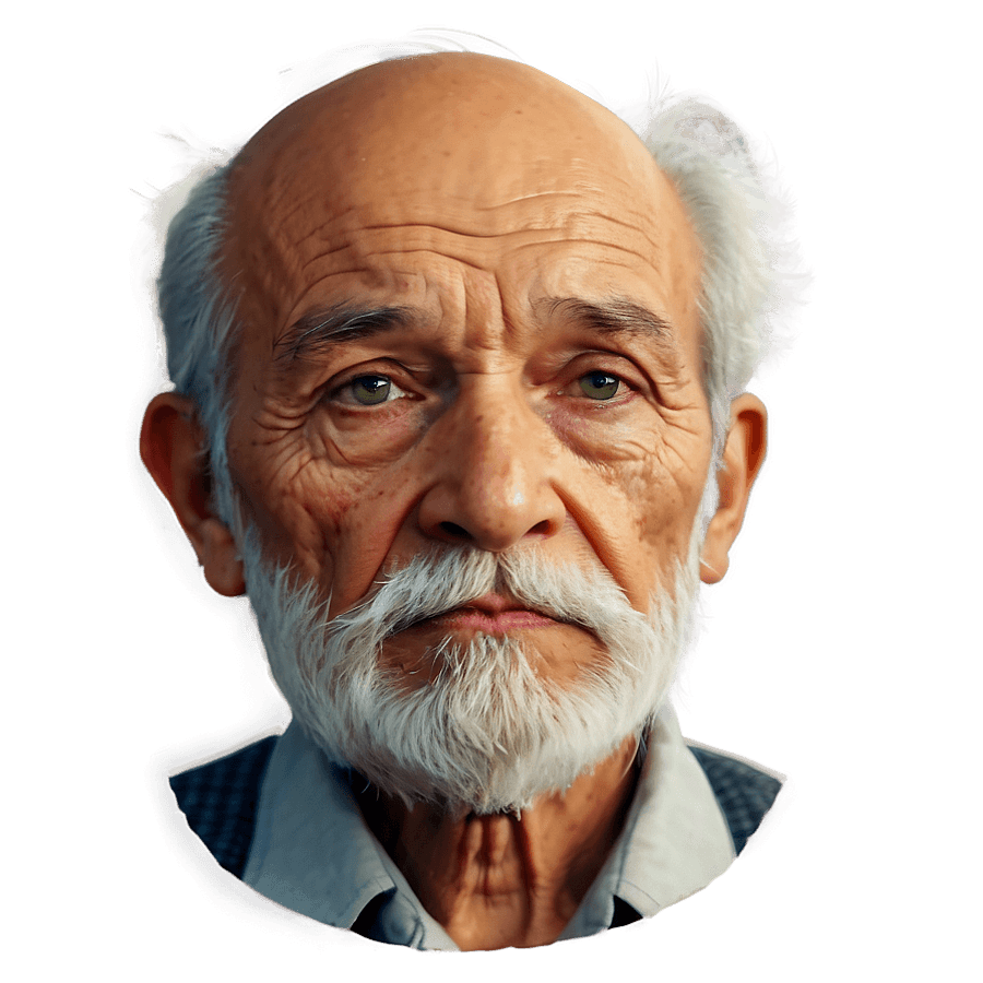 Gentle Old Man PNG mua