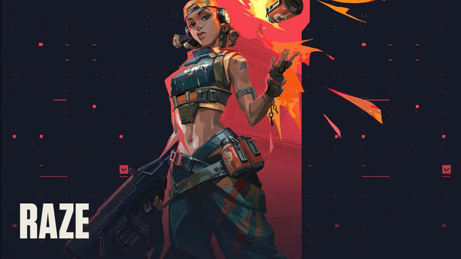 Baixeeste Fundo do Valorant com resolução de 1366x768!