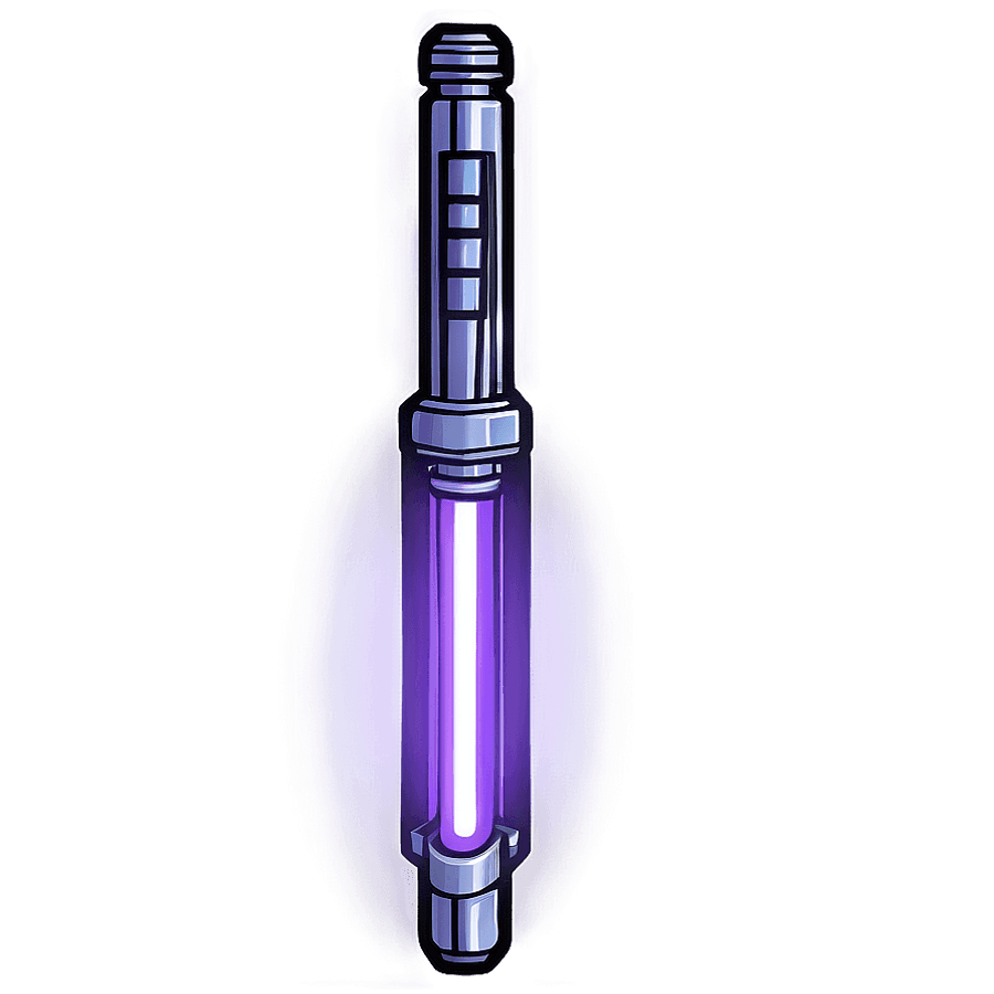 Purple Lightsaber Vector PNG 50