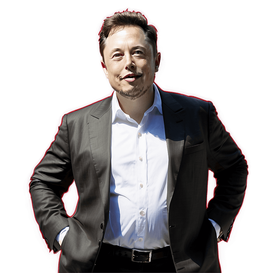 Elon Musk Public Speaking PNG ahd19
