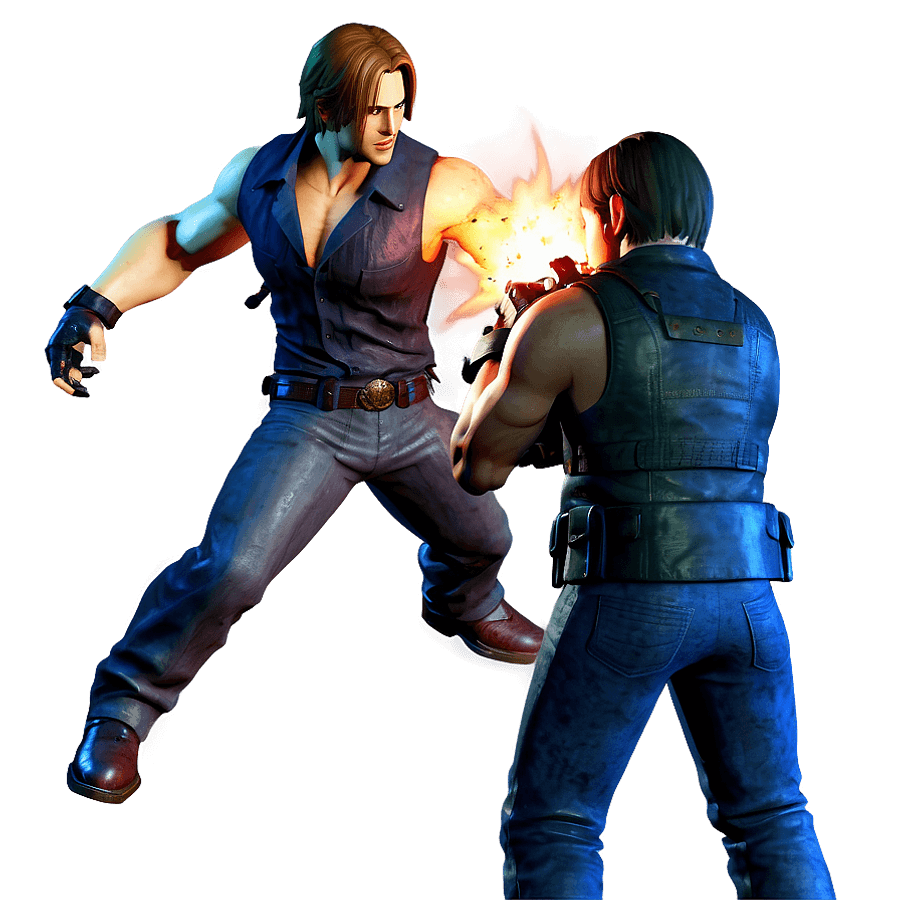 Leon Kennedy vs. Lickers PNG 45