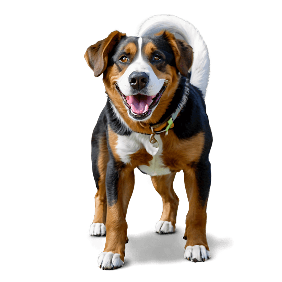 Laughing Dog Cartoon PNG 06242024
