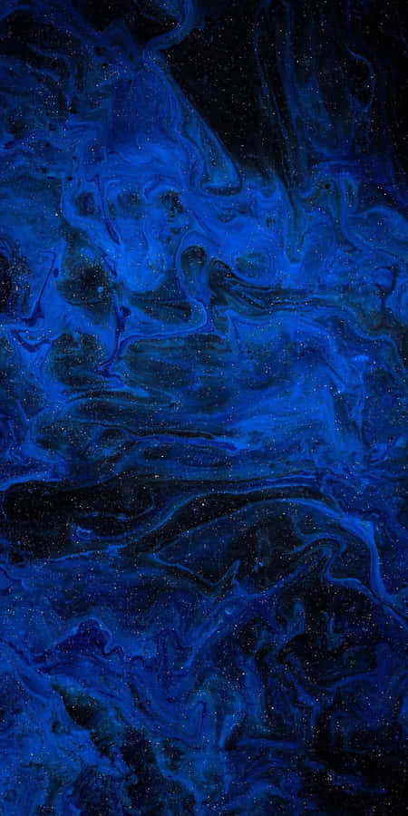 Kosmische Blaue Marmor Textur