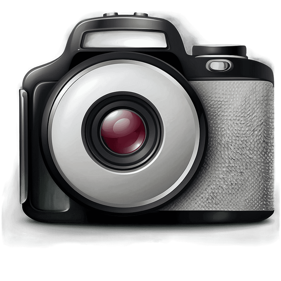 White Camera Icon PNG 05042024