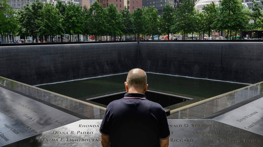 Besuchdes Ground Zero 9/11 Memorials