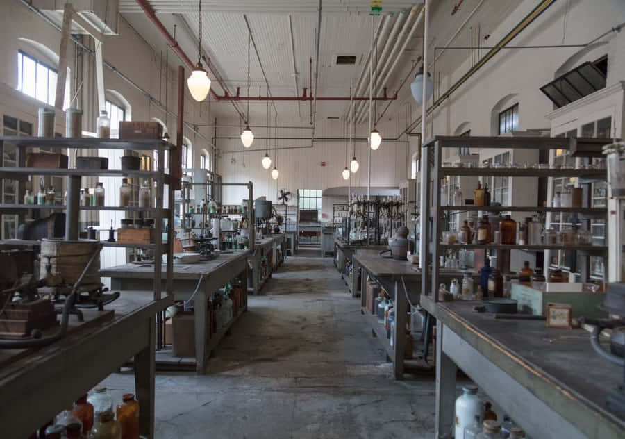 Laboratoriebaggrund.