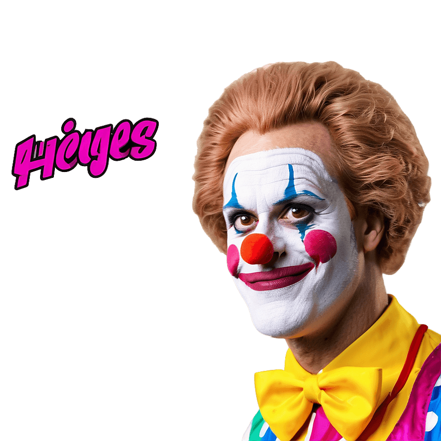Hilarious Clown Wig PNG ahr