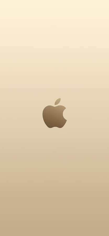 iPhoneLogo auf goldgelbem Hintergrund