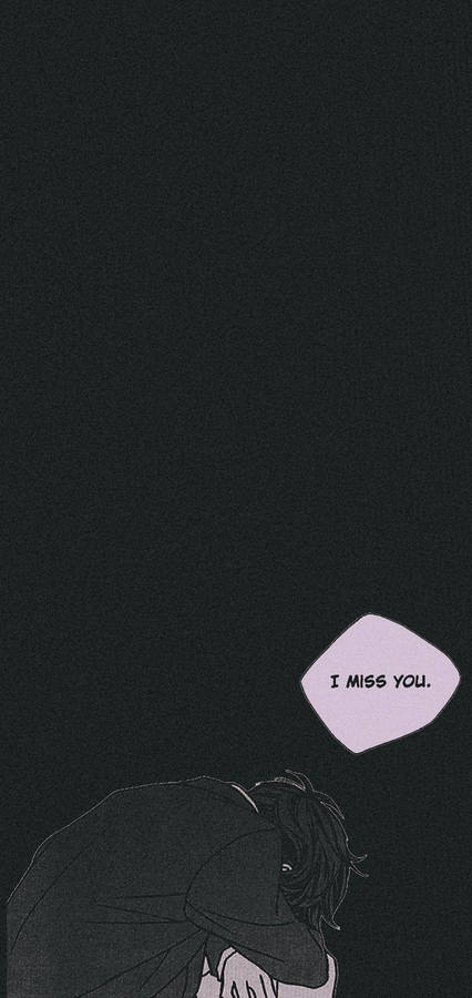 Download Sad Boy Anime I Miss You Wallpaper | Wallpapers.com