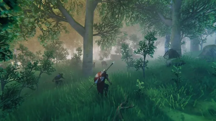 Valheim Forest Scene wallpaper