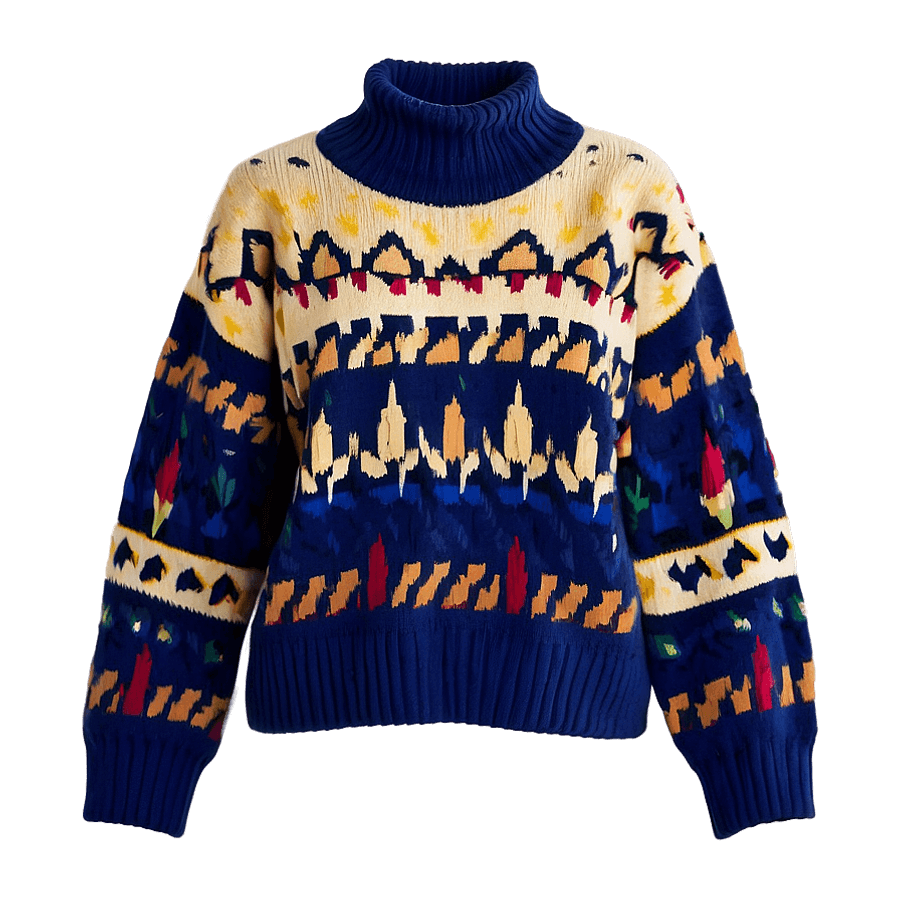 Patterned Sweater PNG sqd9