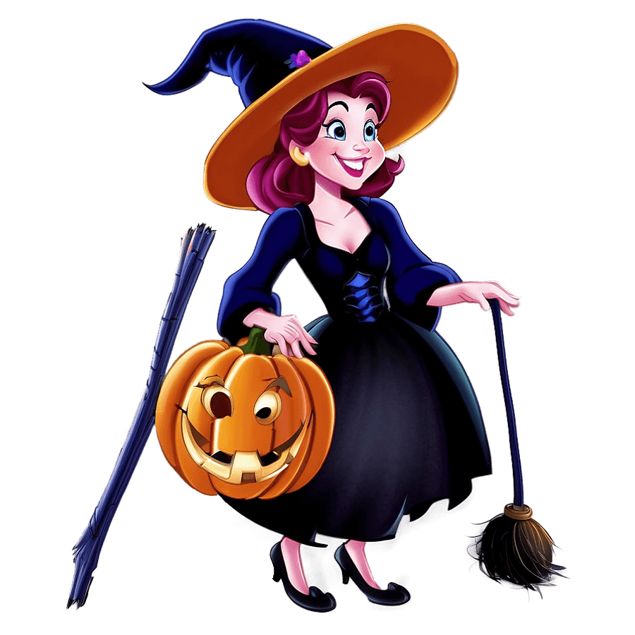 Disney Halloween Witch Characters PNG 05232024