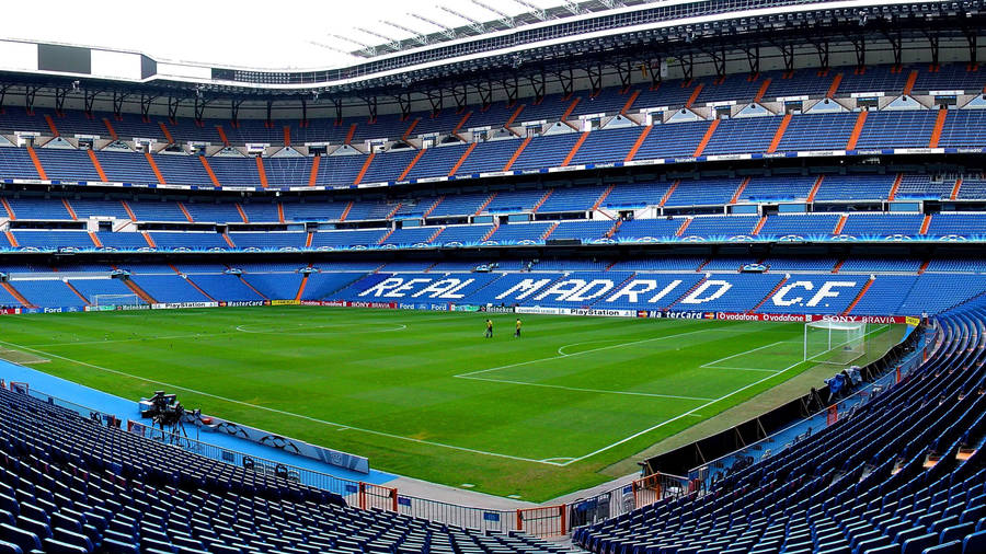 Download Santiago Bernabeu Football Stadium Wallpaper | Wallpapers.com