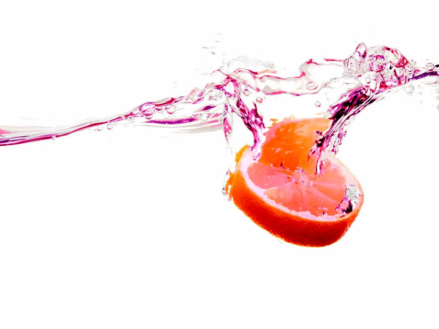 Orange Slice For Fruits Background