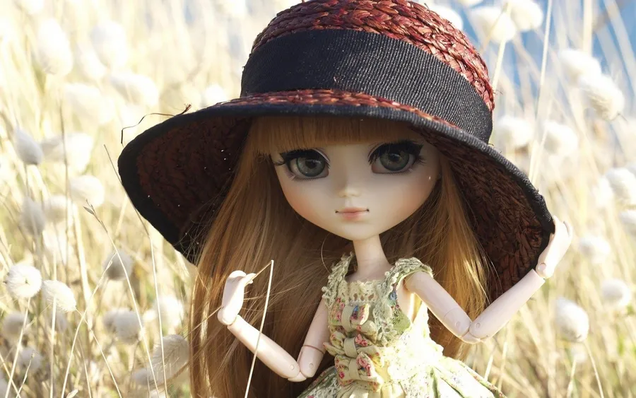 Doll With A Big Hat wallpaper