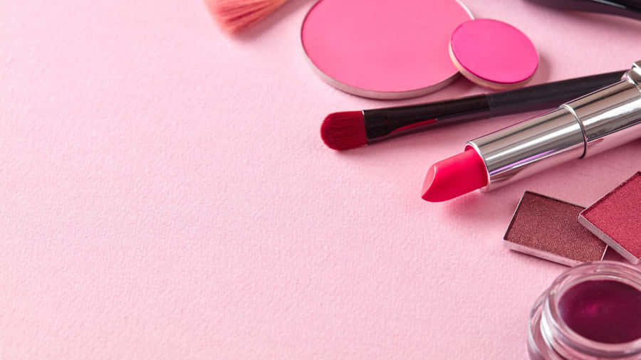 Affascinanteestetica del trucco rosa
