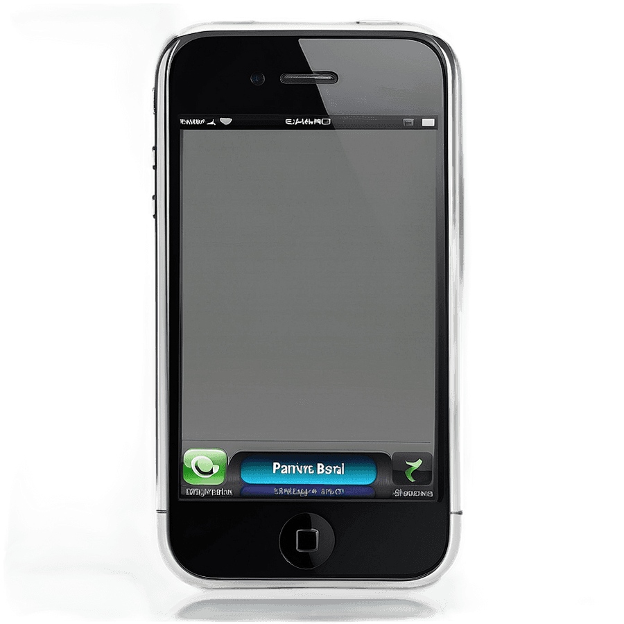 iPhone 3D Screen Effect PNG exm