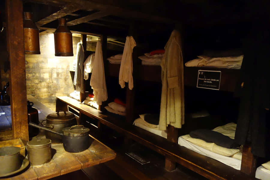 Historisk Skepp Bunks och Kök