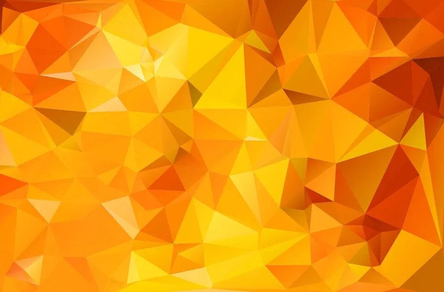 Yellow gradient geometric wallpaper