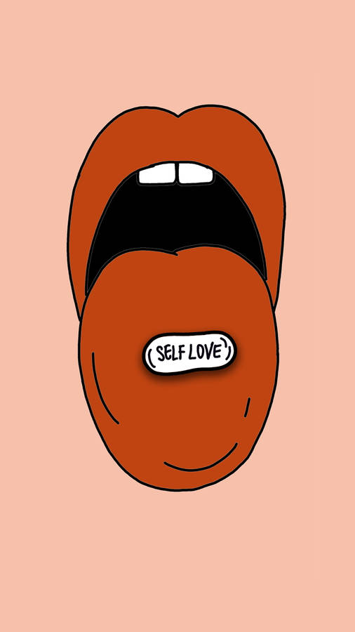 Download Self Love Drawing Wallpaper