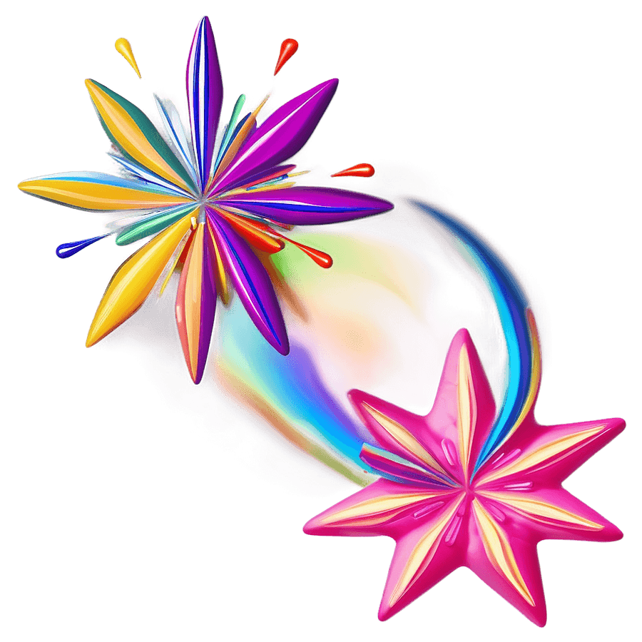 Estrellas Abstractas PNG 16