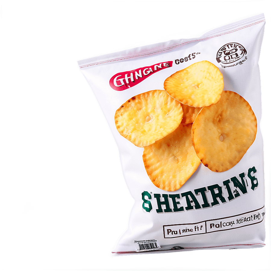 Crispy Chip Bag Graphic PNG yof