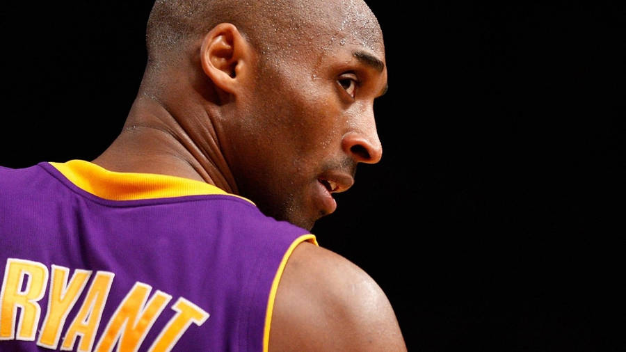 Download Serious Portrait Of Kobe Bryant Wallpaper | Wallpapers.com