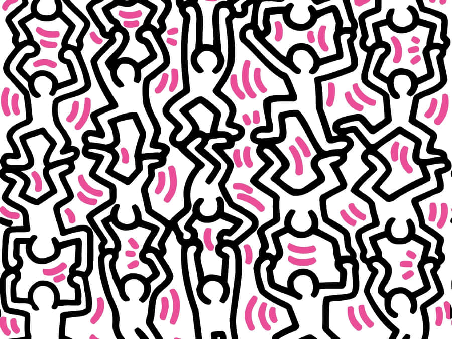 Pattern Ispirato a Keith Haring