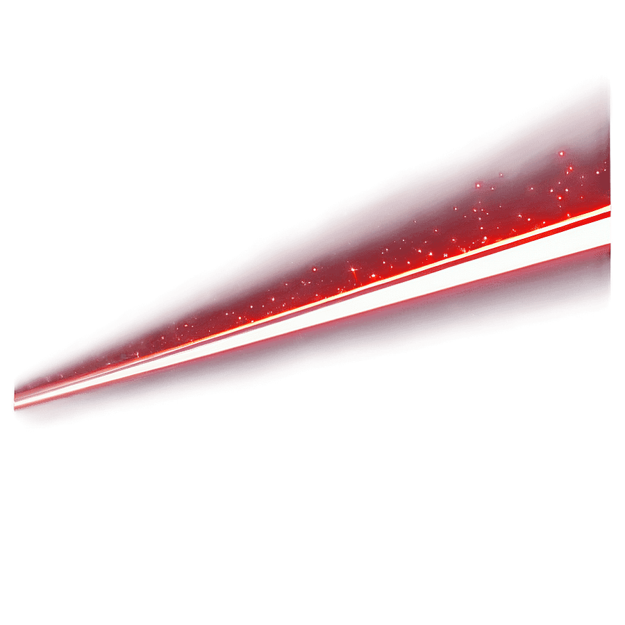 Elegant Red Laser Line PNG cil