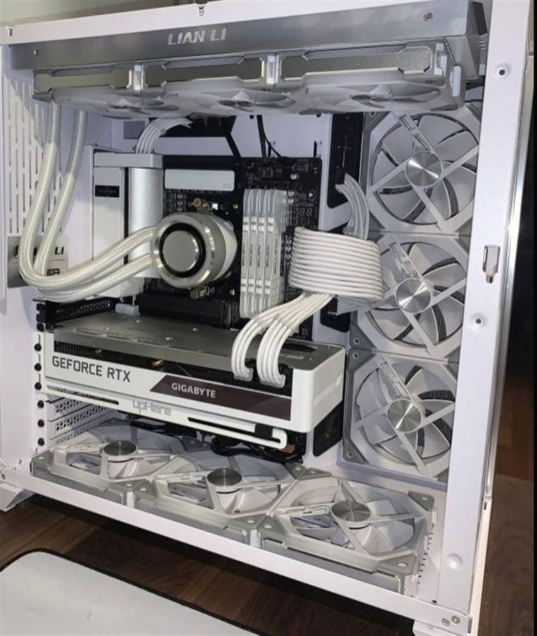 Effizientarbeiten mit einem weißen PC.