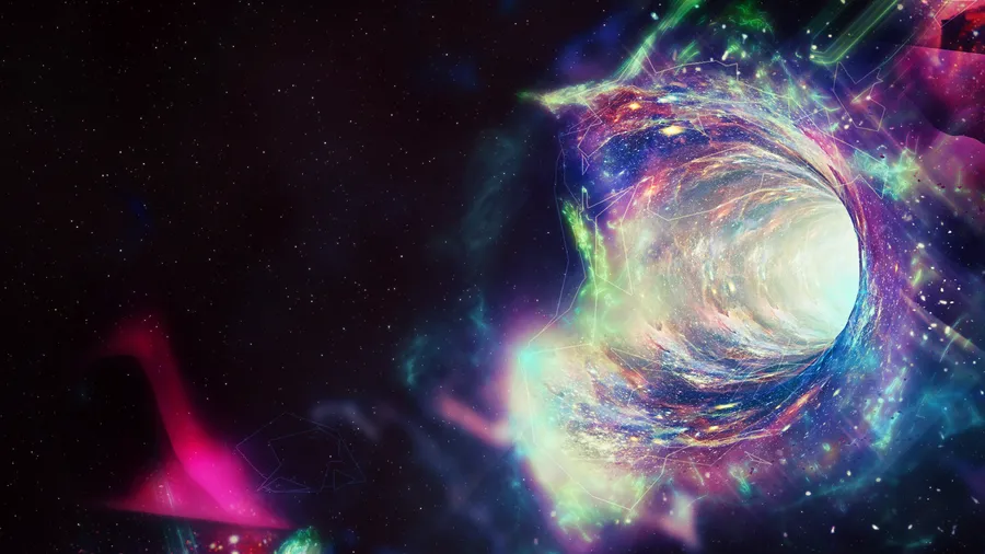 4k Computer Space Vortex