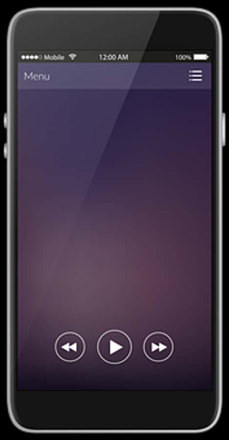 Smartphone Music Player Interface
