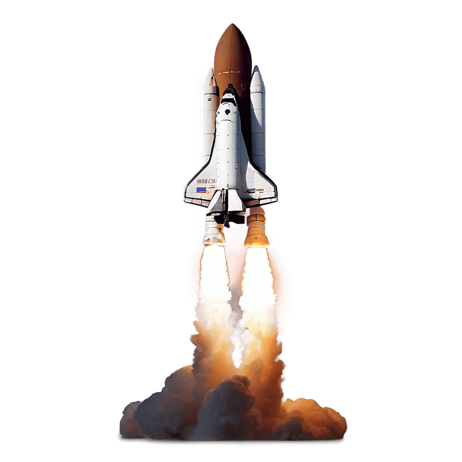 Space Shuttle Reentry PNG mpt86