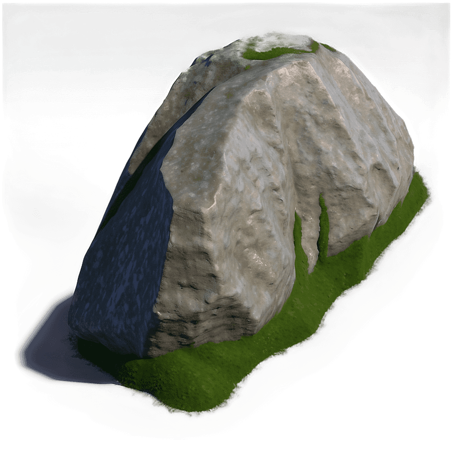 Shaded Boulder PNG 37