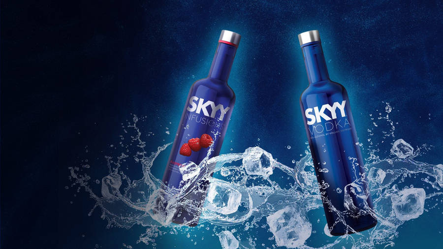 Skyy Vodka And Skyy Infusion Splash Poster