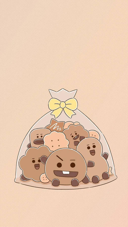 Download Shooky Bt21 Cookies Wallpaper Wallpapers Com