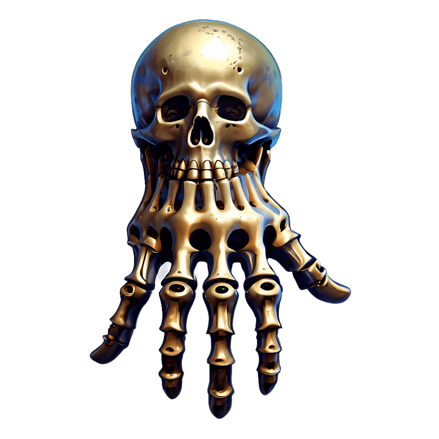 Steampunk Skeleton Hand PNG doo