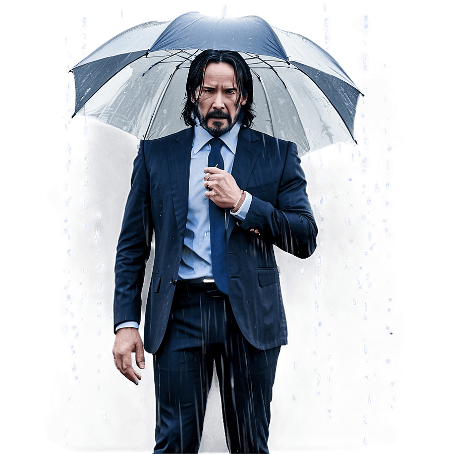 John Wick in the Rain PNG 95