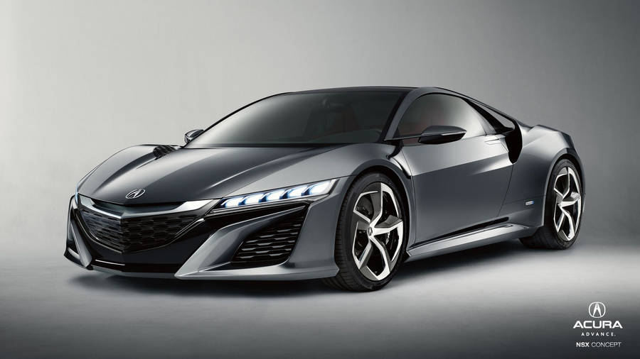 Download Silver Honda Nsx Car Wallpaper | Wallpapers.com