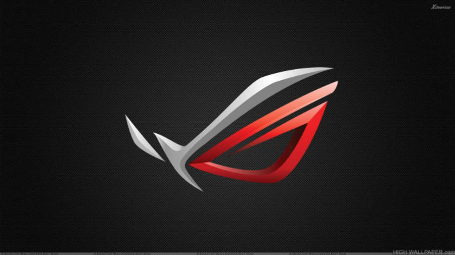 Download Simple Gray, Black, And White Asus Rog Logo Wallpaper ...