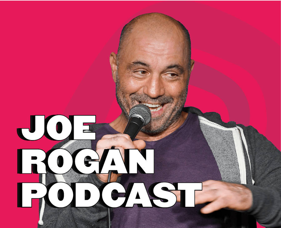 Download Simple Joe Rogan Podcast Art Wallpaper | Wallpapers.com