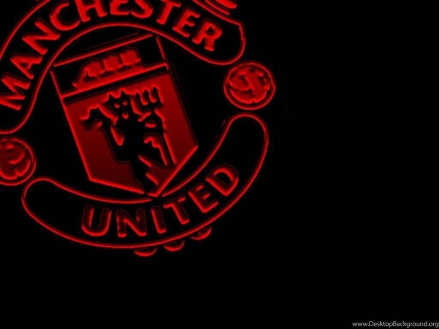 Download Simple Manchester United Logo Wallpaper Wallpapers Com